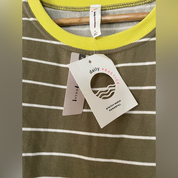 New Daily Practice by Anthropologie Striped Tee Dress Size Small NWT - Picture 5 of 9